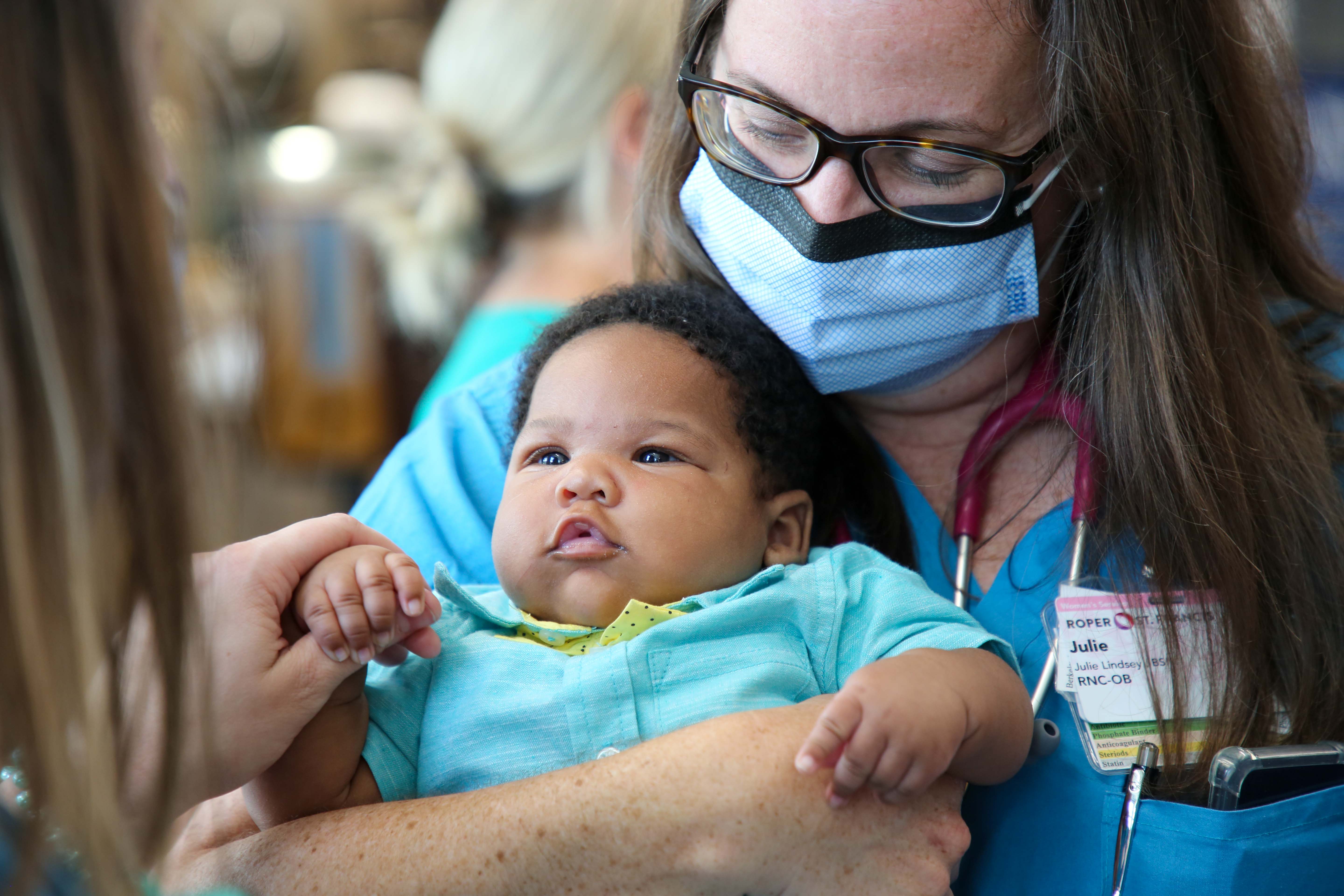 Jamile Frazier and baby