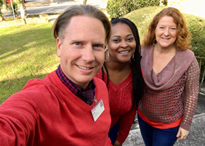 Roper St. Francis teammates wore red for National Wear Red Day