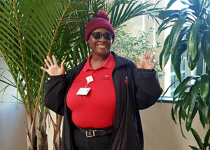 Roper St. Francis teammates wore red for National Wear Red Day