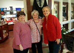 Roper St. Francis teammates wore red for National Wear Red Day