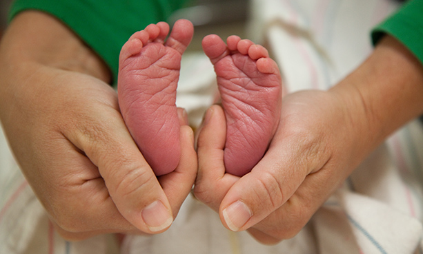 newborn feet