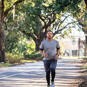 man jogging
